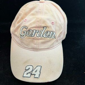 Jeff Gordon 24 NASCAR Womens Nice Distressed Chase Tag  Pink Adjustable